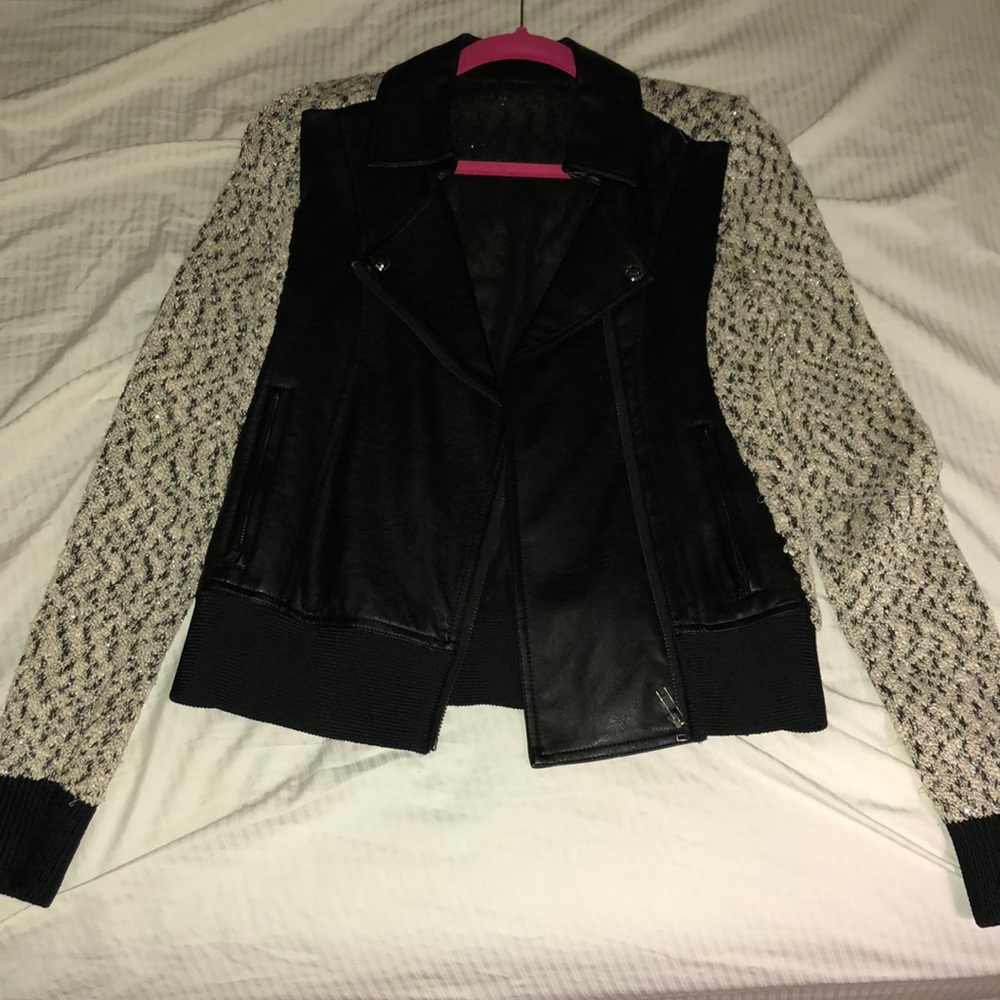 Guess half leather jacket